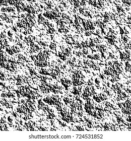 Grunge black and white texture. Vector abstract monochrome background