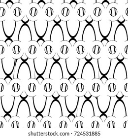 Grunge black and white texture. Vector abstract monochrome background