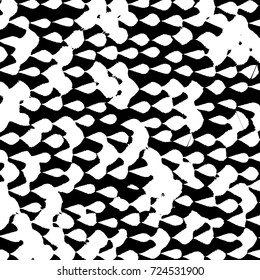 Grunge black and white texture. Vector abstract monochrome background