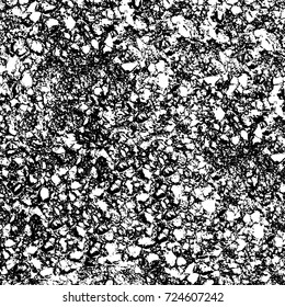 Grunge black and white texture. Vector abstract monochrome background