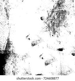 Grunge black and white texture. Vector abstract monochrome background