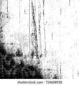Grunge black and white texture. Vector abstract monochrome background