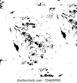 Grunge black and white texture. Vector abstract monochrome background
