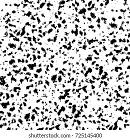 Grunge black and white texture. Vector abstract monochrome background