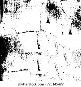 Grunge black and white texture. Vector abstract monochrome background
