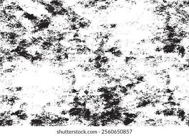 Grunge black and white urban Texture. Dark messy dust overlay distressed background. Create design abstract dotted, scratched, noise and grain.
