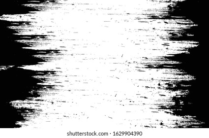 Grunge Black And White Urban Vector Texture Template. Dark Messy Dust Overlay Distress Background. Easy To Create Abstract Dotted, Scratched, Vintage Effect With Noise And Grain