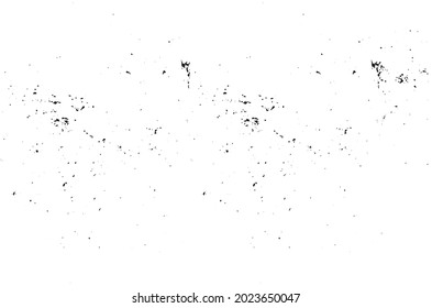 Grunge Black And White Urban Vector Texture Template. Dark Messy Dust Overlay Distress Background. Easy To Create Abstract Dotted, Scratched, Vintage Effect With Noise And Grain