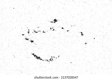 Grunge Black And White Urban Vector Texture Template. Dark Messy Dust Overlay Distress Background. Easy To Create Abstract Dotted, Scratched, Vintage Effect With Noise And Grain