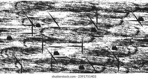 Grunge Black And White Urban Vector Texture Template Dark Messy Dust Overlay Distress Background Easy To Create Abstract dotted, scratched.modern