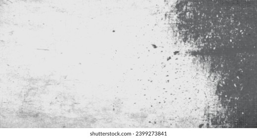 Grunge Black And White Urban Vector Texture Template. Dark Messy Dust Overlay Distress Background.