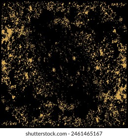 Grunge Black And White Urban Vector Texture Template. Dark Messy Dust Overlay Distress Background. Easy To Create Abstract Dotted, Scratched, Vintage Effect With Noise And Grain
