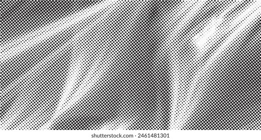 Grunge Black And White Urban Vector Texture Template. Dark Messy Dust Overlay Distress Background