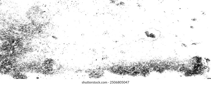 Grunge Black and White Urban Vector Texture. Grunge is black and white. Abstract monochrome background. The texture of cracks, scratches, chips, scuffs. Vintage old surface covered with dirt,