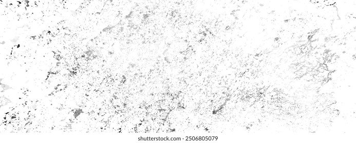 Grunge Black and White Urban Vector Texture. Grunge is black and white. Abstract monochrome background. The texture of cracks, scratches, chips, scuffs. Vintage old surface covered with dirt,