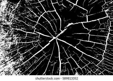 Grunge Black And White Urban Vector Texture Template. Dark Messy Dust Overlay Distress Background. Easy To Create Abstract Dotted, Scratched, Vintage Effect With Noise And Grain
