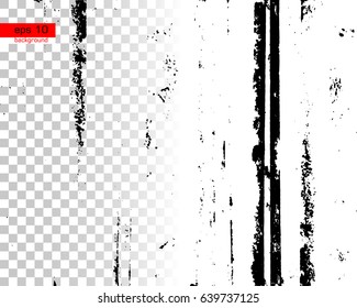 Grunge Black And White Urban Vector Texture Template On Transparent And White Background.Create Abstract Dotted, Scratched. Vintage Effect With Noise And Grain.Messy Dust Overlay Distress Background.