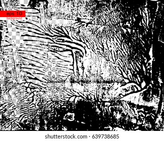 Grunge Black And White Urban Vector Texture Template On Transparent And White Background.Create Abstract Dotted, Scratched. Vintage Effect With Noise And Grain.Messy Dust Overlay Distress Background.