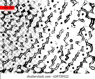 Grunge Black And White Urban Vector Texture Template On Transparent And White Background.Create Abstract Dotted, Scratched. Vintage Effect With Noise And Grain.Messy Dust Overlay Distress Background.