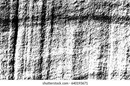 Grunge Black And White Urban Vector Texture Template. Dark Messy Dust Overlay Distress Background. Easy To Create Abstract Dotted, Scratched, Vintage Effect With Noise And Grain
