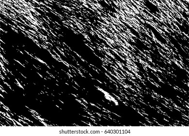 Grunge Black And White Urban Vector Texture Template. Dark Messy Dust Overlay Distress Background. Easy To Create Abstract Dotted, Scratched, Vintage Effect With Noise And Grain