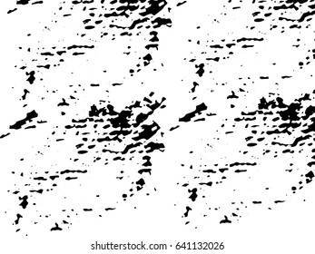 Grunge Black And White Urban Vector Texture Template. Vintage Effect. Noise and Grain