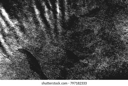 Plantilla de textura de vectores urbanos de color negro y blanco, fondo de angustia por sobreposición de polvo oscuro y desordenado, efecto de vintage abstracto con ruido y grano, polvo de superficie abstracto y suciedad en masa
