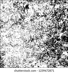 Grunge black and white vector abstract background of scratches, cracks, chips
