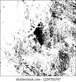 Grunge black and white vector abstract background of scratches, cracks, chips