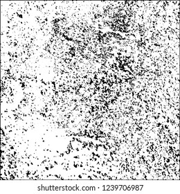 Grunge black and white vector abstract background of scratches, cracks, chips