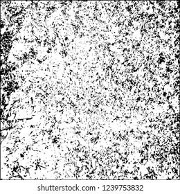 Grunge black and white vector abstract background of scratches, cracks, chips