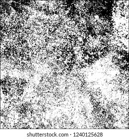 Grunge black and white vector abstract background of scratches, cracks, chips