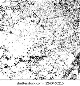 Grunge black and white vector abstract background of scratches, cracks, chips