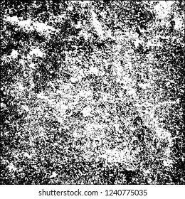 Grunge black and white vector abstract background of scratches, cracks, chips