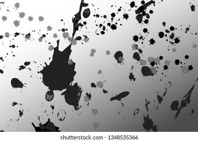 Grunge black and white vector. Abstract vintage effect