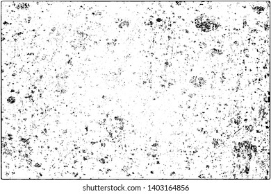 Grunge is black and white. Vector abstract background. Texture of scratches, chips, wear, scuffs