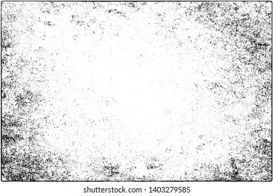 Grunge is black and white. Vector abstract background. Texture of scratches, chips, wear, scuffs