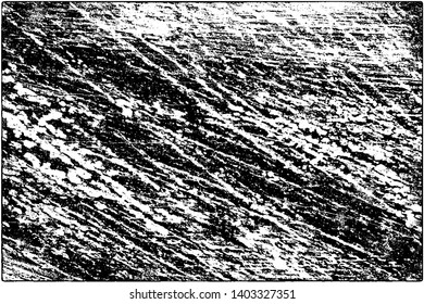 Grunge is black and white. Vector abstract background. Texture of scratches, chips, wear, scuffs