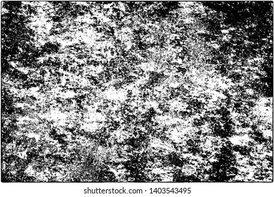 Grunge is black and white. Vector abstract background. Texture of scratches, chips, wear, scuffs