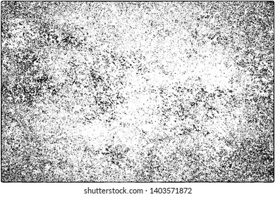 Grunge is black and white. Vector abstract background. Texture of scratches, chips, wear, scuffs