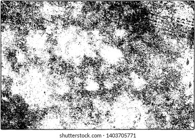 Grunge is black and white. Vector abstract background. Texture of scratches, chips, wear, scuffs
