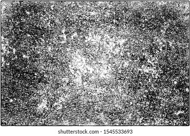 Grunge is black and white. Vector abstract texture of old surface
