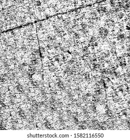 Grunge black and white. Vector abstract monochrome background. Dirty texture pattern