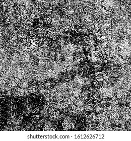 Grunge black and white. Vector abstract monochrome background. Dirty texture pattern
