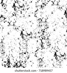 Grunge black and white vector. Abstract futuristic texture pattern. Dark messy dust overlay distress background. Create abstract dotted, scratched, vintage effect