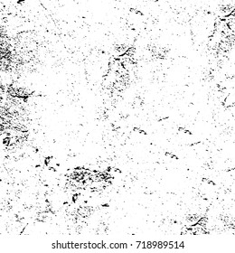 Grunge black and white vector. Abstract futuristic texture pattern. Dark messy dust overlay distress background. Create abstract dotted, scratched, vintage effect