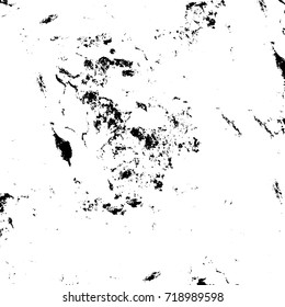 Grunge black and white vector. Abstract futuristic texture pattern. Dark messy dust overlay distress background. Create abstract dotted, scratched, vintage effect