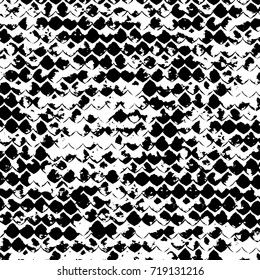 Grunge black and white vector. Abstract futuristic texture pattern. Dark messy dust overlay distress background. Create abstract dotted, scratched, vintage effect