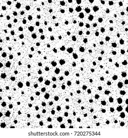 Grunge black and white vector. Abstract futuristic texture pattern. Dark messy dust overlay distress background. Create abstract dotted, scratched, vintage effect