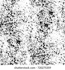 Grunge black and white vector. Abstract futuristic texture pattern. Dark messy dust overlay distress background. Create abstract dotted, scratched, vintage effect